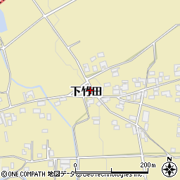 長野県東筑摩郡山形村下竹田6828-1周辺の地図