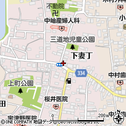 茨城県下妻市下妻丁119周辺の地図