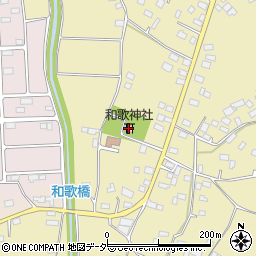和歌神社周辺の地図