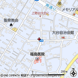埼玉県深谷市上野台2803周辺の地図