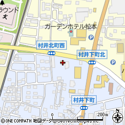 ローソン松本芳川小屋店周辺の地図