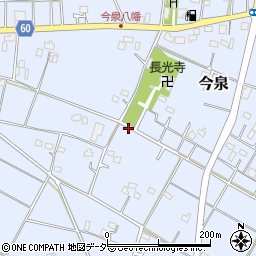 埼玉県羽生市今泉周辺の地図