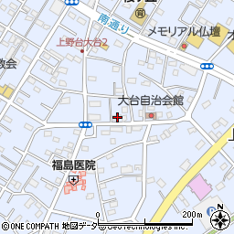 埼玉県深谷市上野台2826周辺の地図