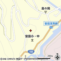 松本市立安曇中学校周辺の地図
