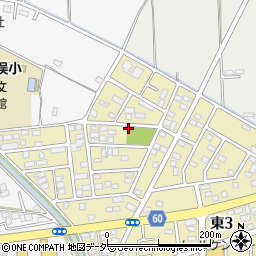 稲子前公園トイレ周辺の地図