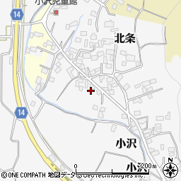 茨城県つくば市北条5313周辺の地図