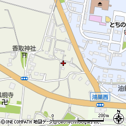 茨城県古河市牧野地203-2周辺の地図