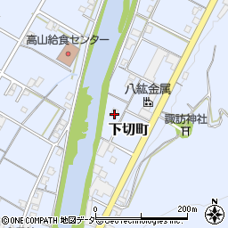 岐阜県高山市下切町1278周辺の地図