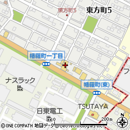 埼玉日産深谷東方店周辺の地図