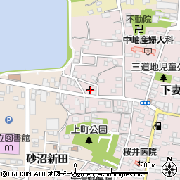 茨城県下妻市下妻丁205-4周辺の地図