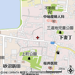 茨城県下妻市下妻丁198周辺の地図