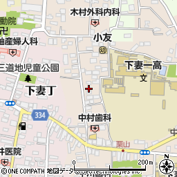茨城県下妻市下妻乙283周辺の地図