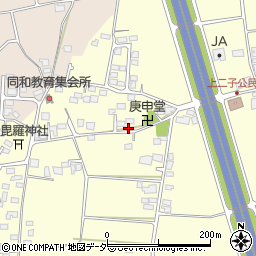 長野県松本市笹賀上二子4381周辺の地図