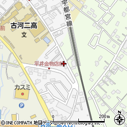 茨城県古河市幸町21-10周辺の地図