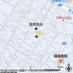埼玉県深谷市上野台2974周辺の地図
