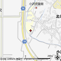 茨城県つくば市小沢91周辺の地図
