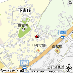 ＥＮＥＯＳ下妻田町ＳＳ周辺の地図