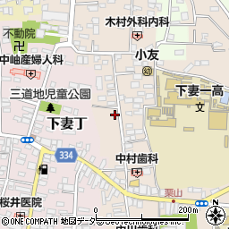茨城県下妻市下妻乙288-1周辺の地図