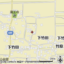 長野県東筑摩郡山形村下竹田6254周辺の地図