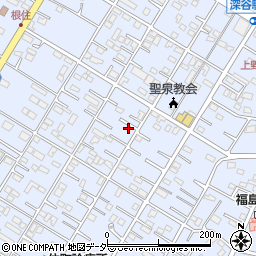 埼玉県深谷市上野台2987周辺の地図
