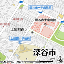 小泉塾上柴教室周辺の地図