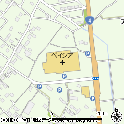 セリアベイシア古河総和店周辺の地図