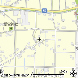 埼玉県行田市下中条468周辺の地図