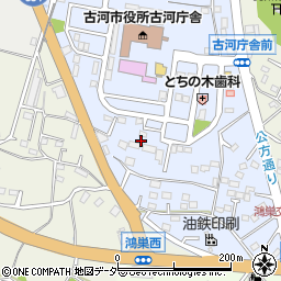 茨城県古河市長谷町36周辺の地図
