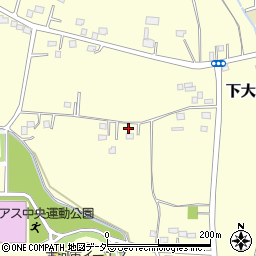 茨城県古河市下大野2736周辺の地図