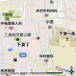 茨城県下妻市下妻乙280-2周辺の地図