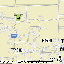 長野県東筑摩郡山形村下竹田6262周辺の地図