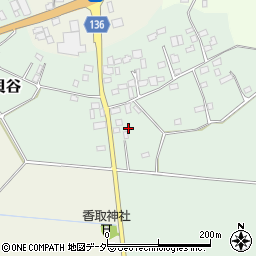 茨城県結城郡八千代町貝谷452周辺の地図