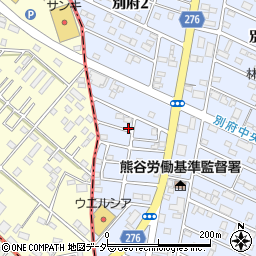 〒360-0856 埼玉県熊谷市別府の地図