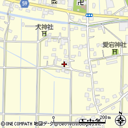 埼玉県行田市下中条805周辺の地図