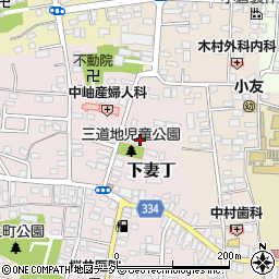 茨城県下妻市下妻丁126周辺の地図