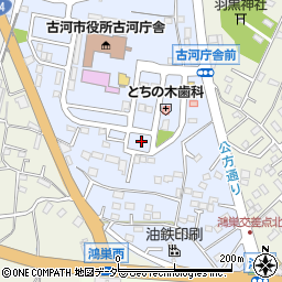 茨城県古河市長谷町34周辺の地図