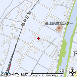 岐阜県高山市下切町382周辺の地図