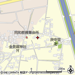 長野県松本市笹賀上二子4313-21周辺の地図