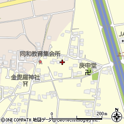 長野県松本市笹賀上二子4313-22周辺の地図