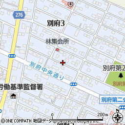 埼玉県熊谷市別府周辺の地図