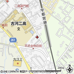 茨城県古河市幸町21-4周辺の地図