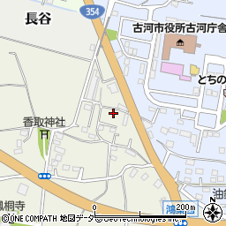 茨城県古河市牧野地168-8周辺の地図