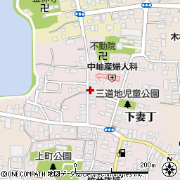 茨城県下妻市下妻丁166周辺の地図