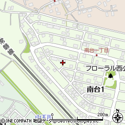 茨城県石岡市南台1丁目32周辺の地図