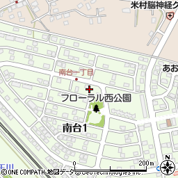 茨城県石岡市南台1丁目23周辺の地図