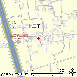 長野県松本市笹賀上二子4198周辺の地図
