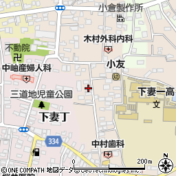 茨城県下妻市下妻乙277-3周辺の地図