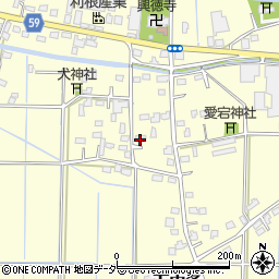埼玉県行田市下中条813周辺の地図