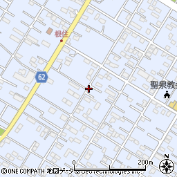 埼玉県深谷市上野台周辺の地図