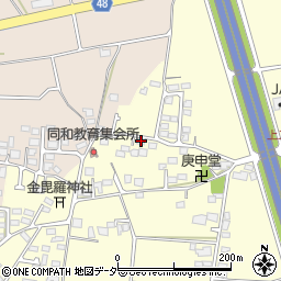 長野県松本市笹賀上二子4313-5周辺の地図